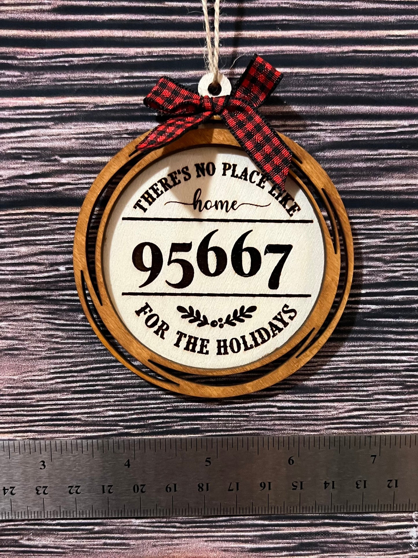 There’s No Place Like Home Zipcode, Home Address Ornaments