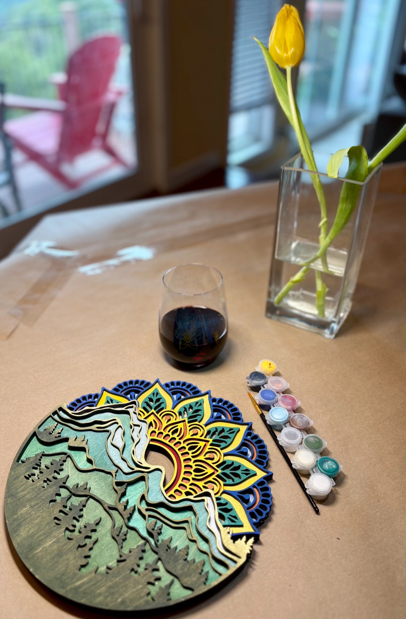 DIY Mountain Mandala Paint Kit