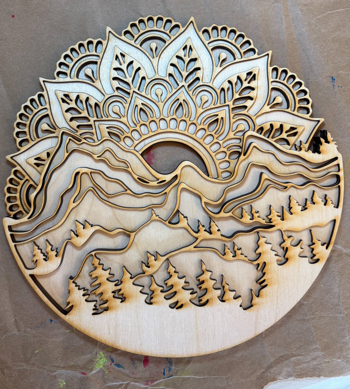 DIY Mountain Mandala Paint Kit