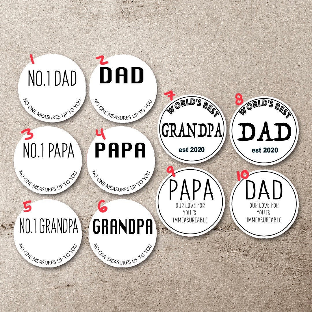 Gift for Dad Measuring Tape, Personalized Measuring tape Gifts for Dad, Grandfather - Gift from kids- gift from grand kids