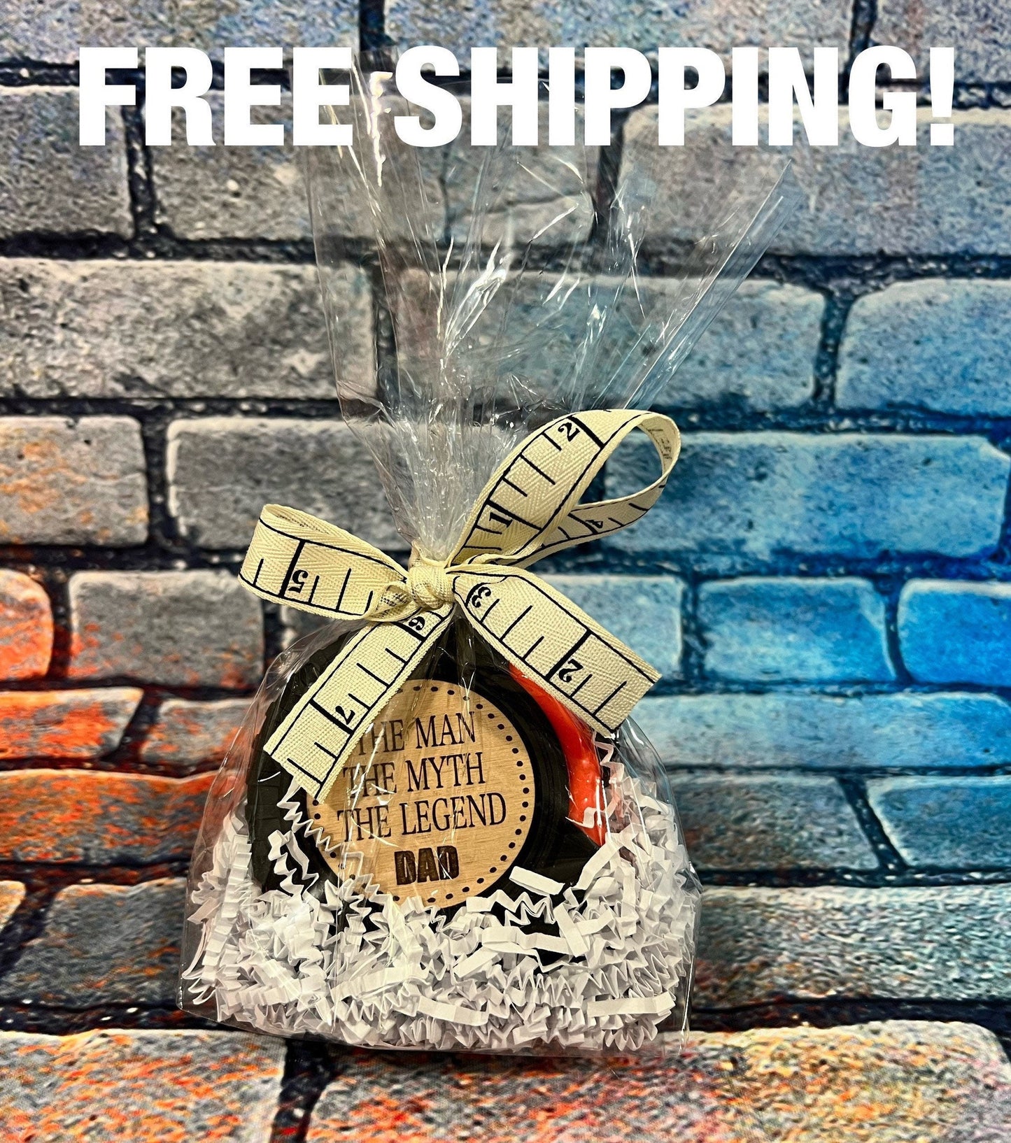 Gift for Dad Measuring Tape, Personalized Measuring tape Gifts for Dad, Grandfather - Gift from kids- gift from grand kids