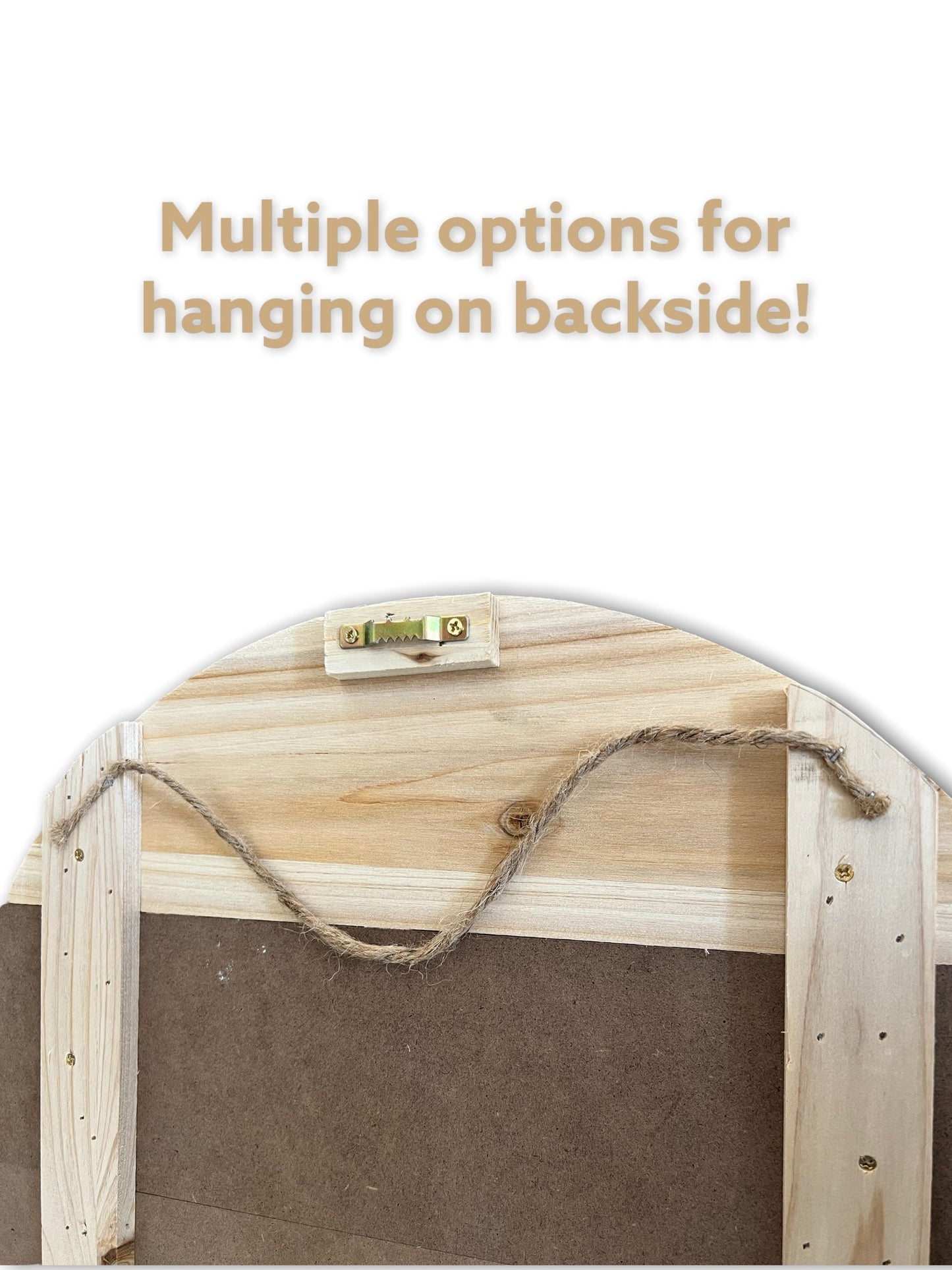 Personalized round wood wall sign, 3D Shiplap Modern Door Hanger with black ring, Minimalist design