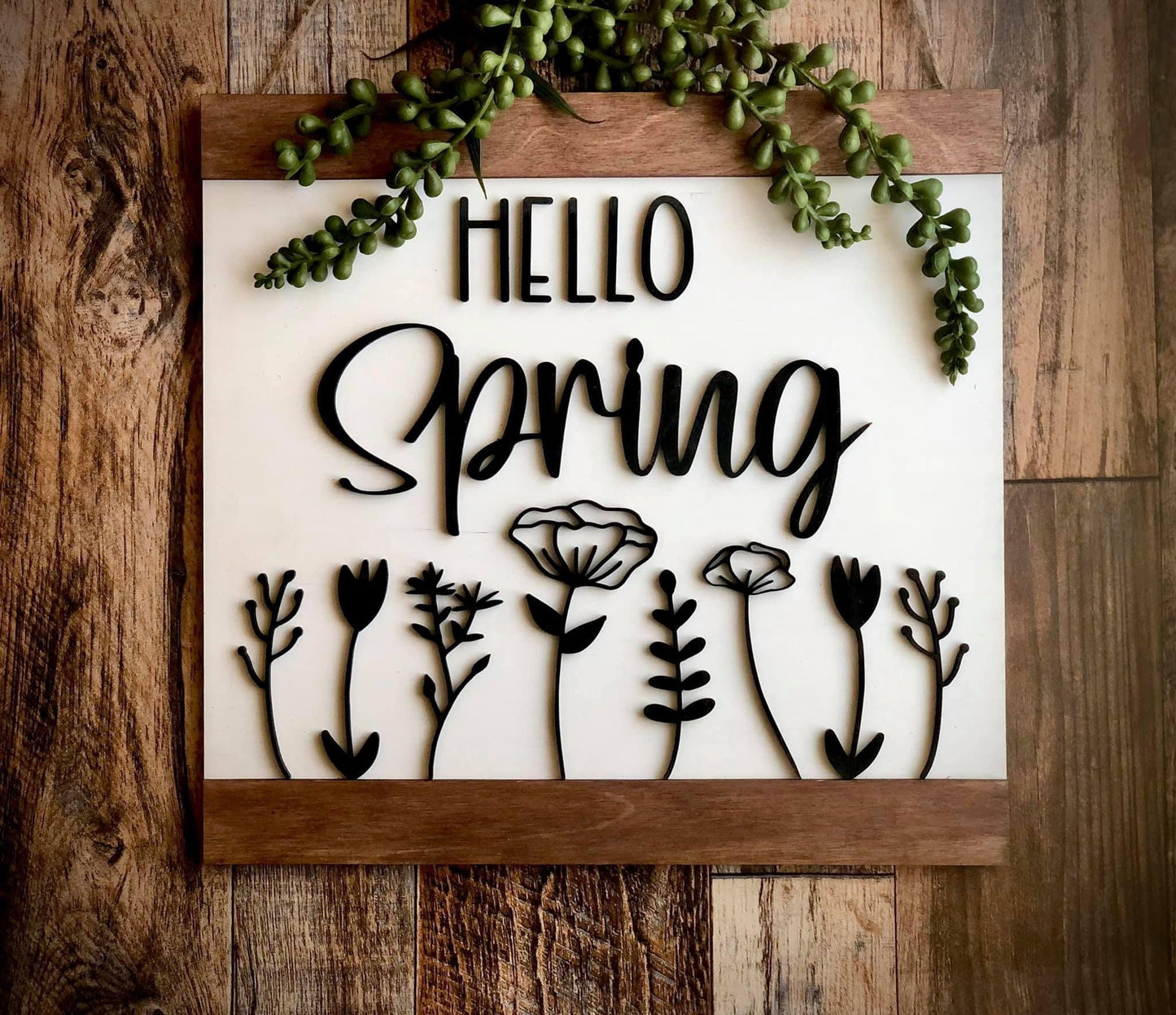 DIY Craft kit, Hello Spring wood blanks